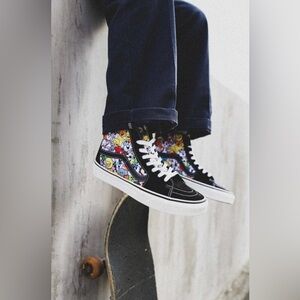 NWT Vans x Atmos Unisex SK8 Hi Emoji Old Skool Collab